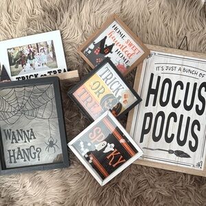 Halloween Themed Wall Art Set